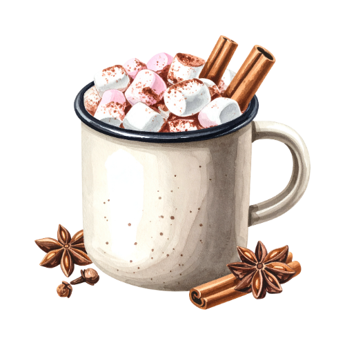 a cup marshmallow cocoa