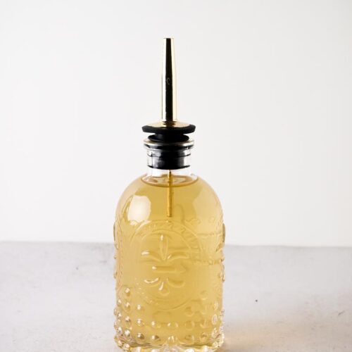 green tea in a bottle