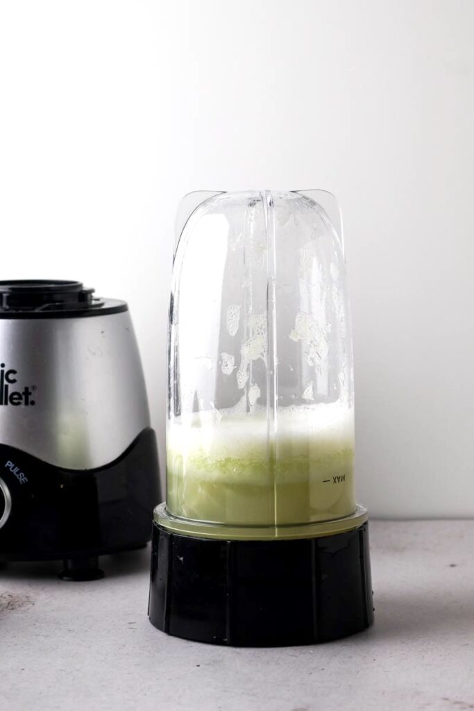 fresh lime juice in blender