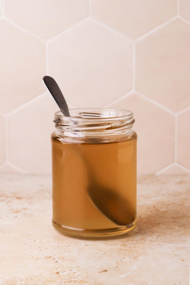 a bottle with simple syrup ratio of 1 to 1