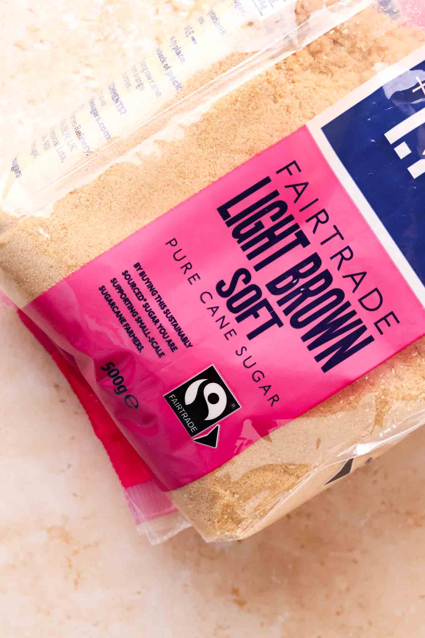 a pack of brown sugar