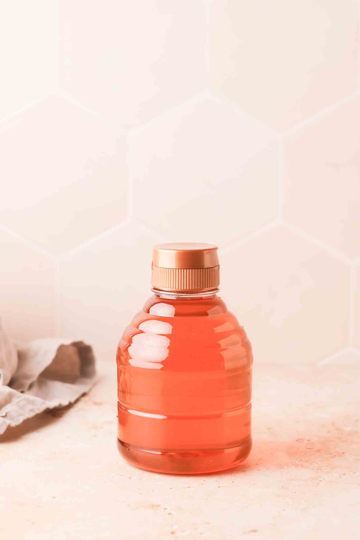 a small bottle of honey