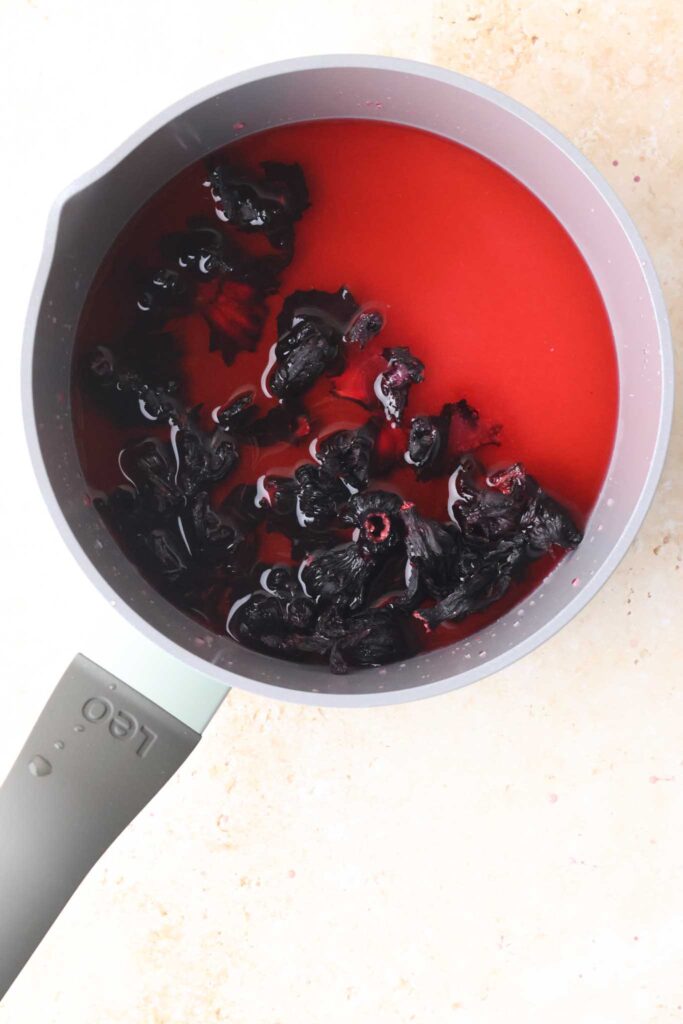 hibiscus flowers in syrup