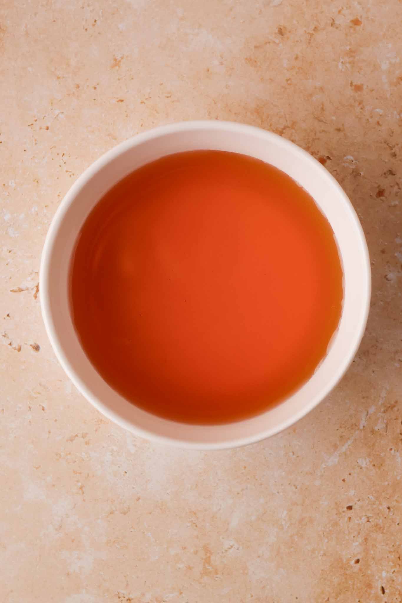 a small cup of honey